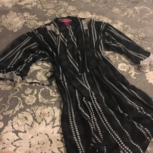 Betsey Johnson sheer robe